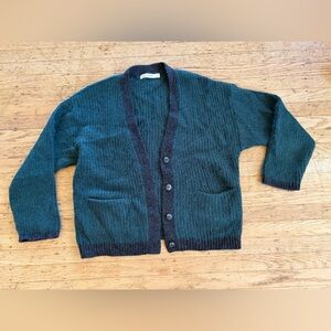 Micaela Greg Forest Kiko Cardigan alpaca and wool so soft and warm